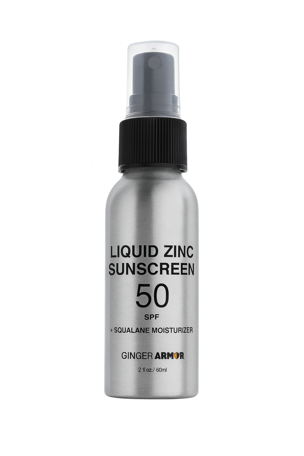 Liquid Zinc SPF 50 Mineral Daily Face & Body Sunscreen & Squalane Moisturizer for Sensitive Skin