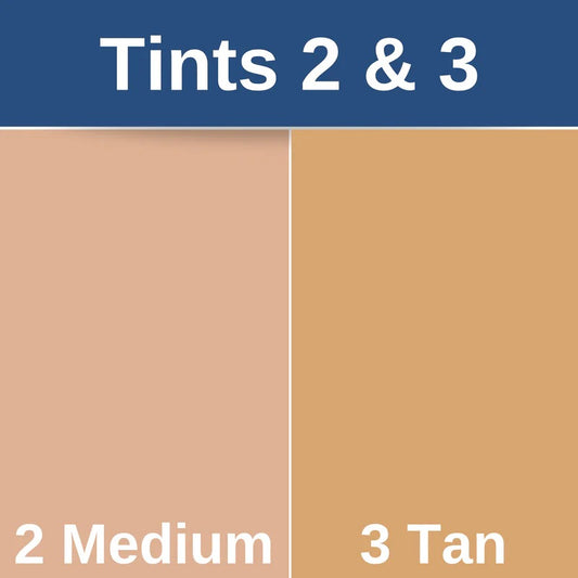 Samples (2&3) Light-medium to medium skin tones